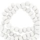 Houten kralen rond 4mm White